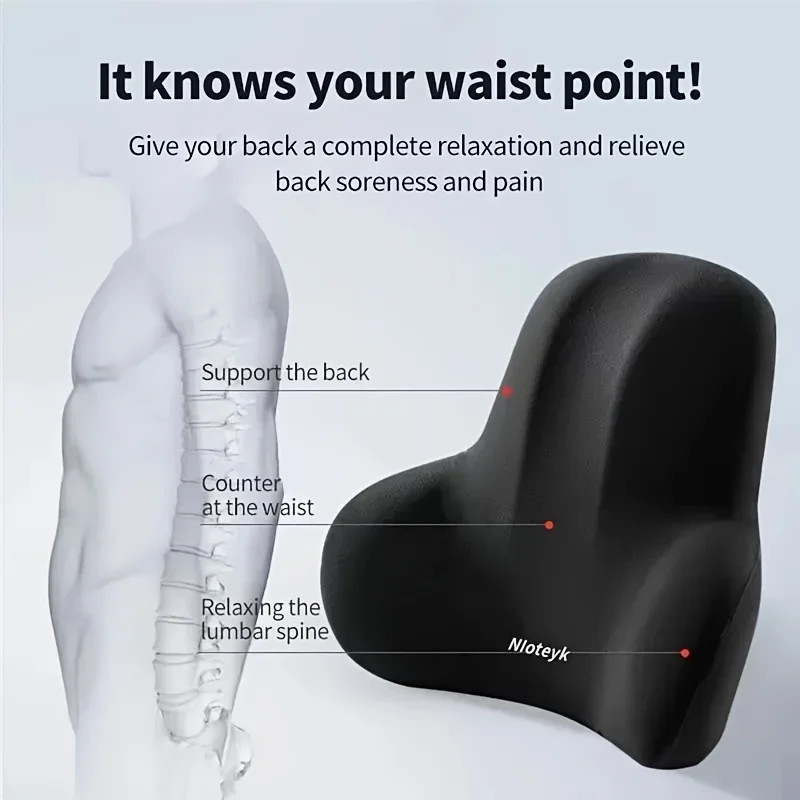 1個入り メモリーフォーム腰椎サポートクッション 腰枕 痛み - Gaming Chair Lumbar Pillow のレビューと価格